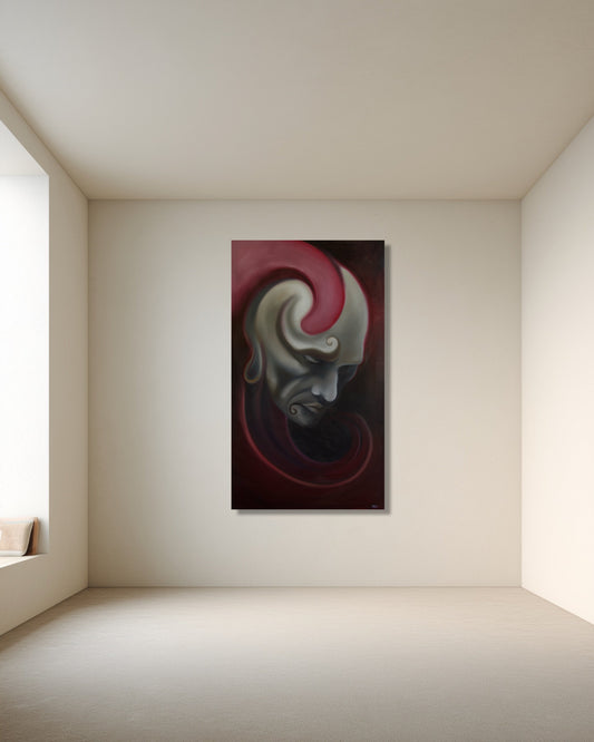 Grey Thought - 175 x 100cm